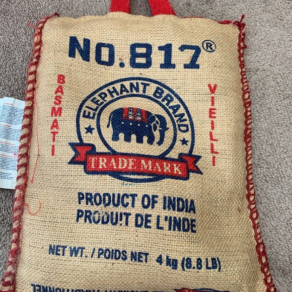 Tote made from a basmati rice bag πππ - Picture 1 of 5